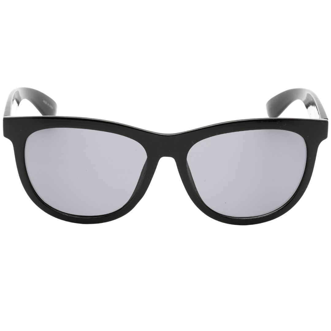 Klassische Sonnenbrille mit schwarzem Rahmen