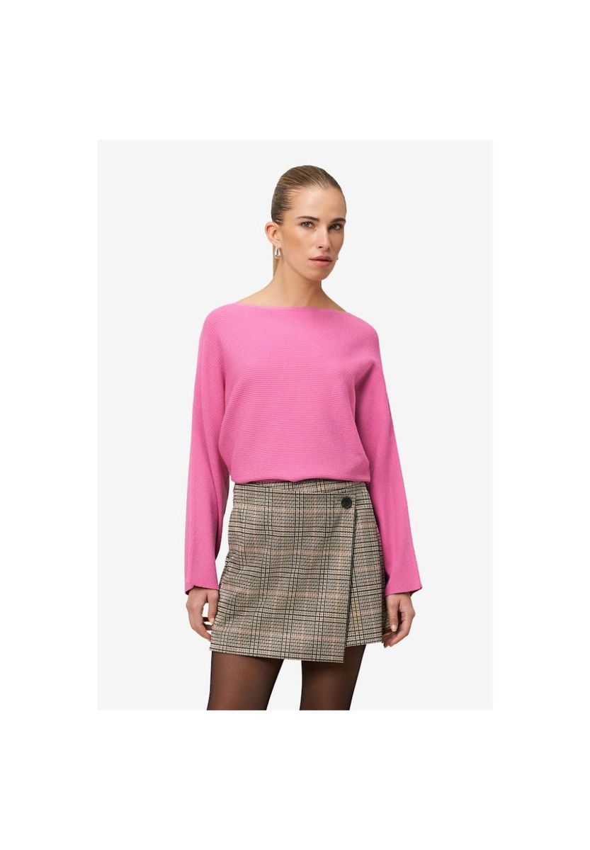 zero Strickpullover mit U-Bootausschnitt, pink, 34