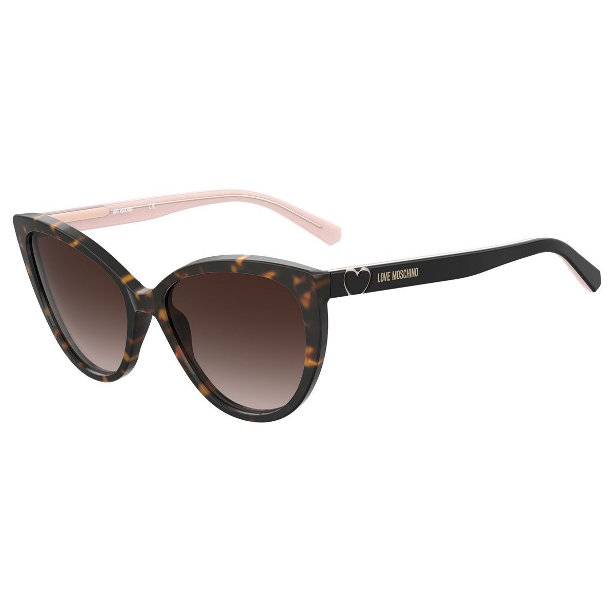 Cat-Eye-Sonnenbrille mit Schildpattrahmen