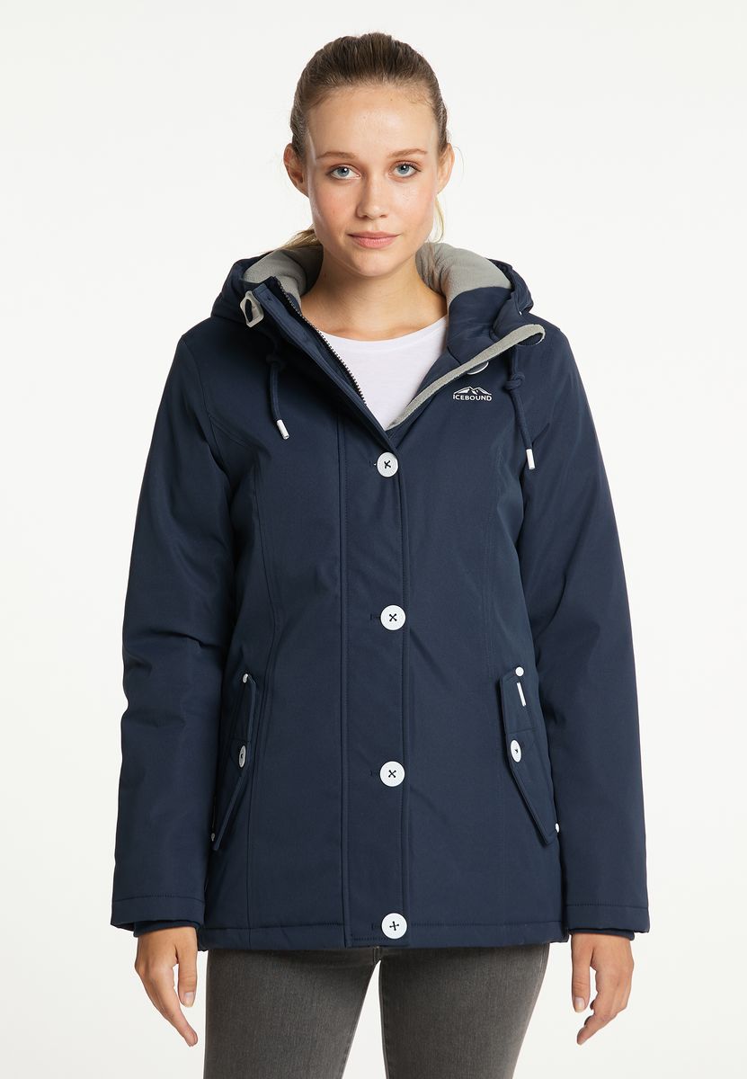 Wetterfester Wattierter Parka mit Fleecefutter