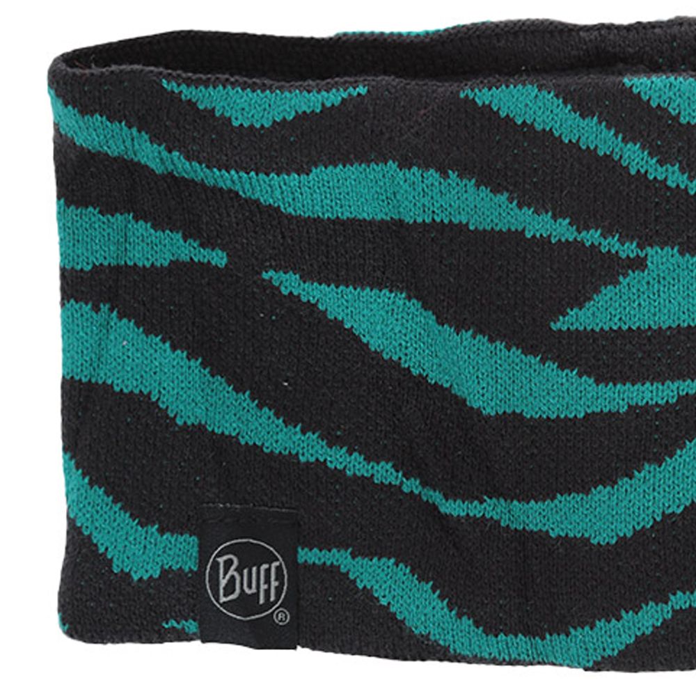 Zebra-Print Stirnband mit Fleecefutter
