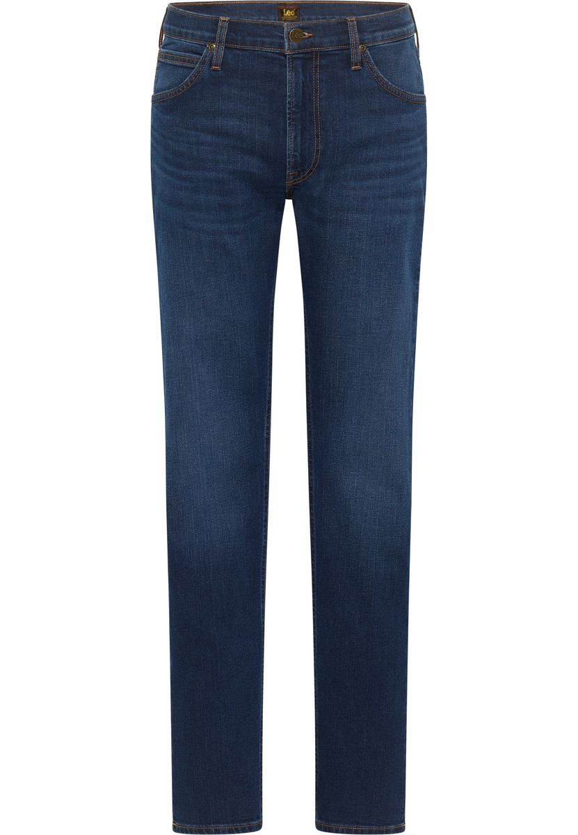 Klassische Jeans mit geradem Bein in dunkler Waschung