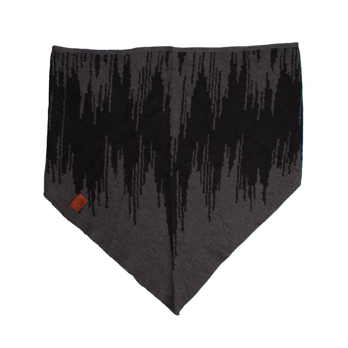 Abstrakter Wollponcho Schal Unisex