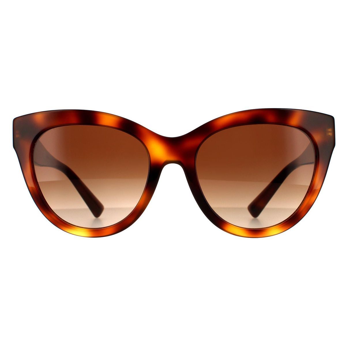 Cat-Eye-Sonnenbrille Havana Braun Gradient