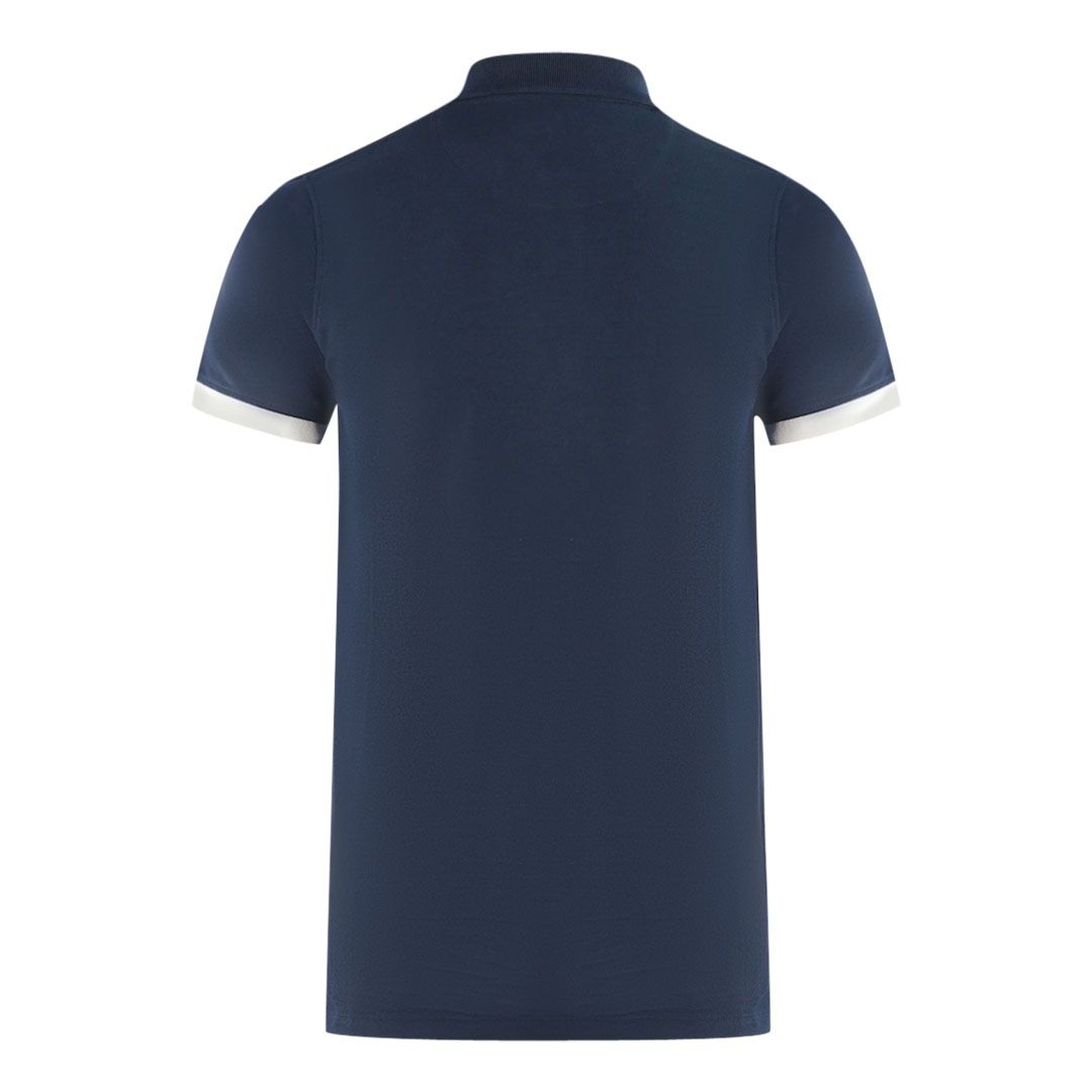 Piqué-Poloshirt mit gesticktem Wappen