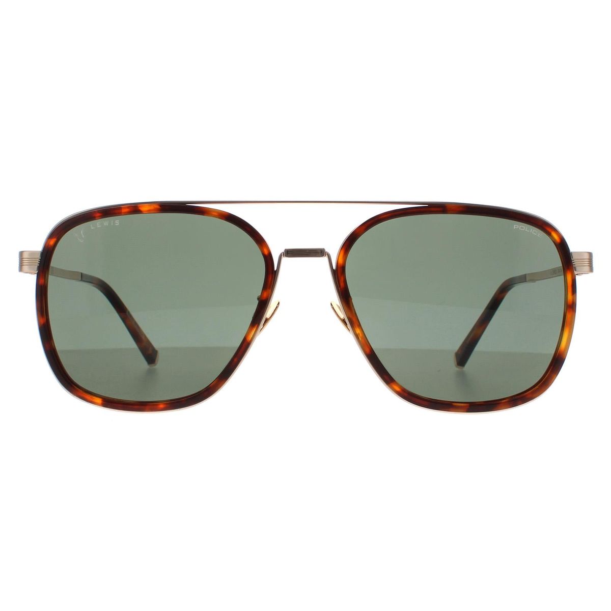 Pilotenbrille Glänzend Rot Havanna
