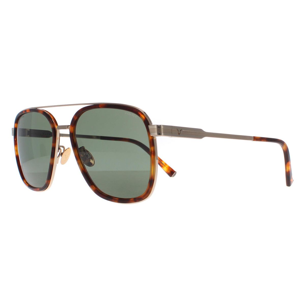 Moderne Pilotenbrille in Havanna-Optik