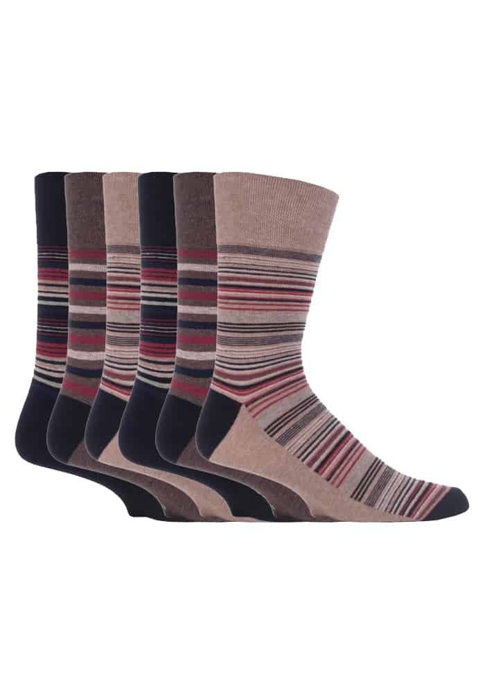 Gentle Grip - 6 Paar Herren Gentle Grip Nicht elastische Socken - MGG51