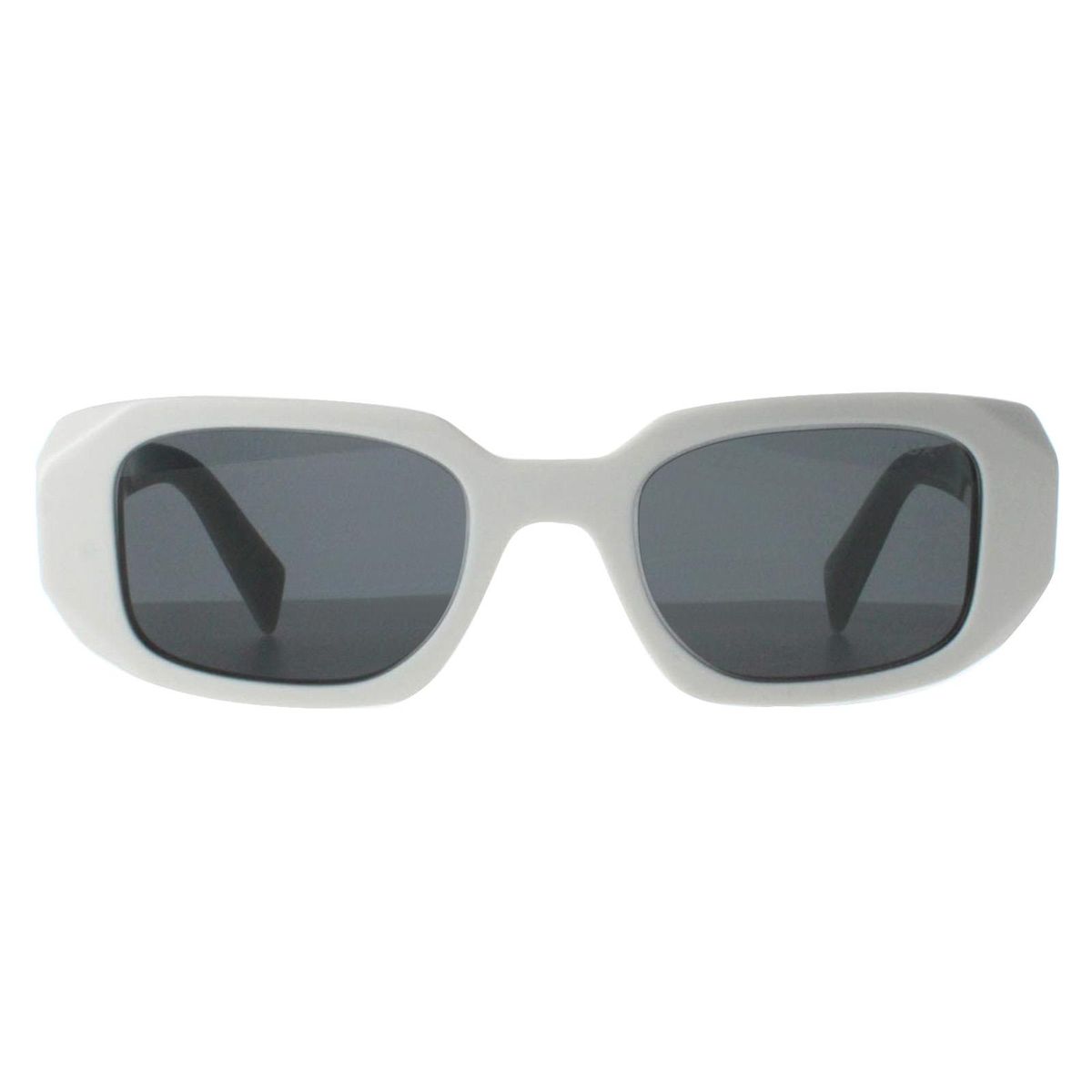 Rechteckige Sonnenbrille mit breiten Bügeln