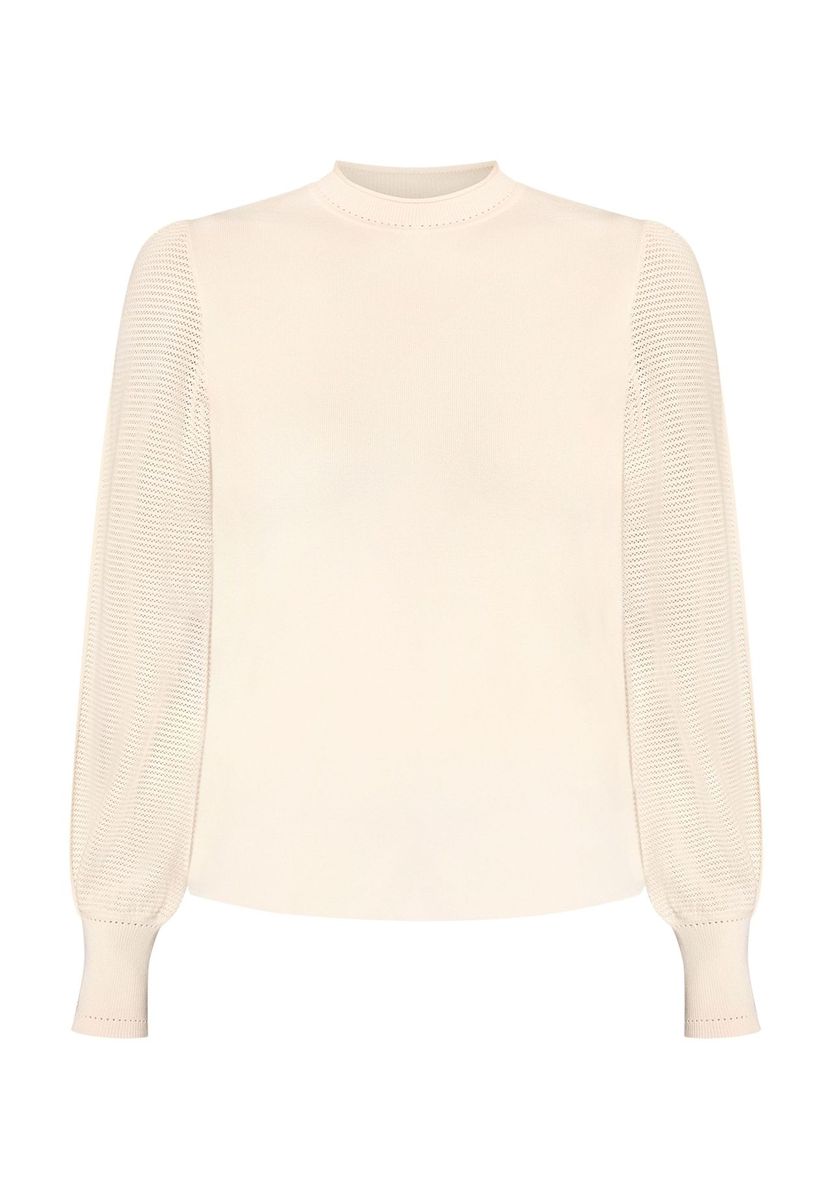 Elegantes Langarm Strickoberteil