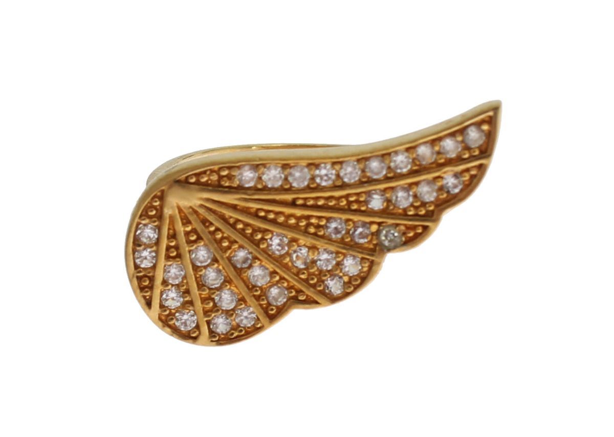 Nialaya Damen Klarer CZ Gold 925 Silber Authentischer Ring