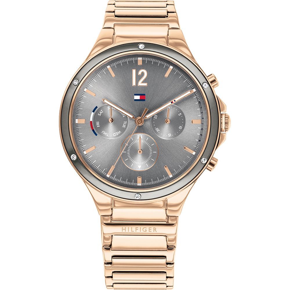 Damen Roségold Multifunktionsuhr