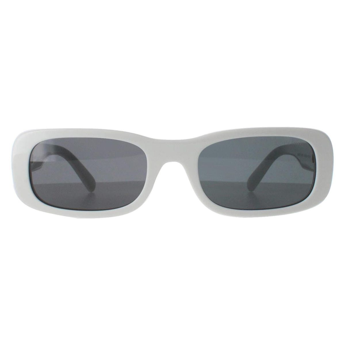 Rechteckige Elfenbein Sonnenbrille