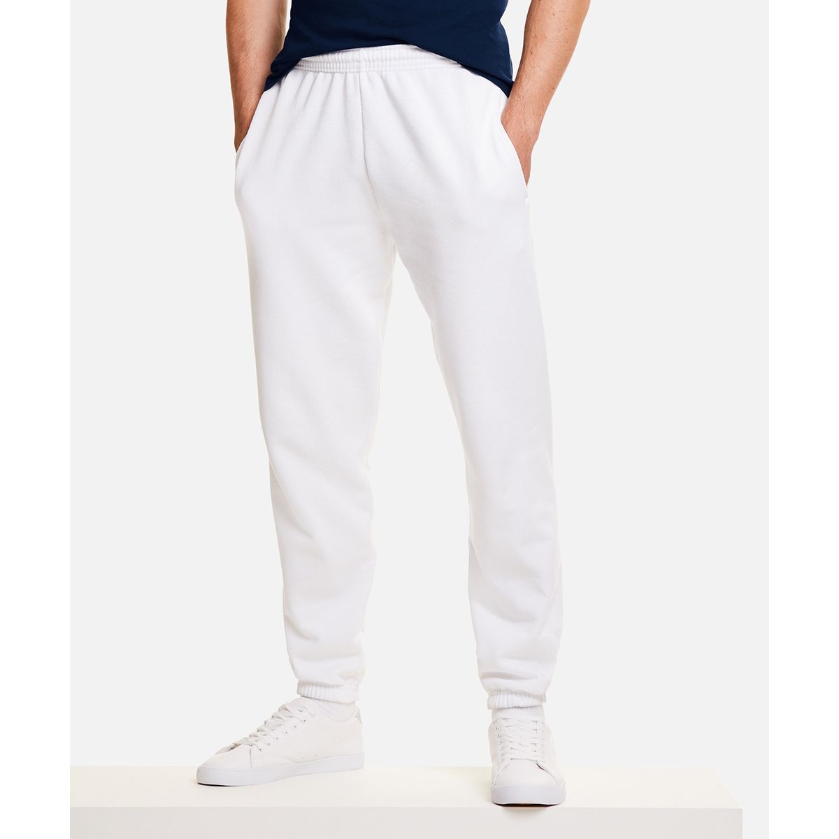 Klassische Fleece-Jogginghose mit Bündchen