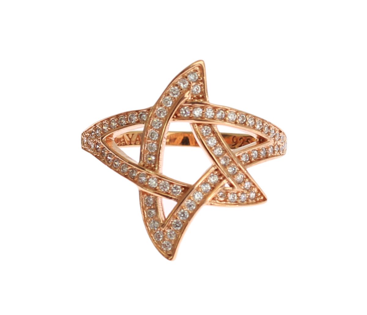 Roségold CZ Sterlingsilber Ring