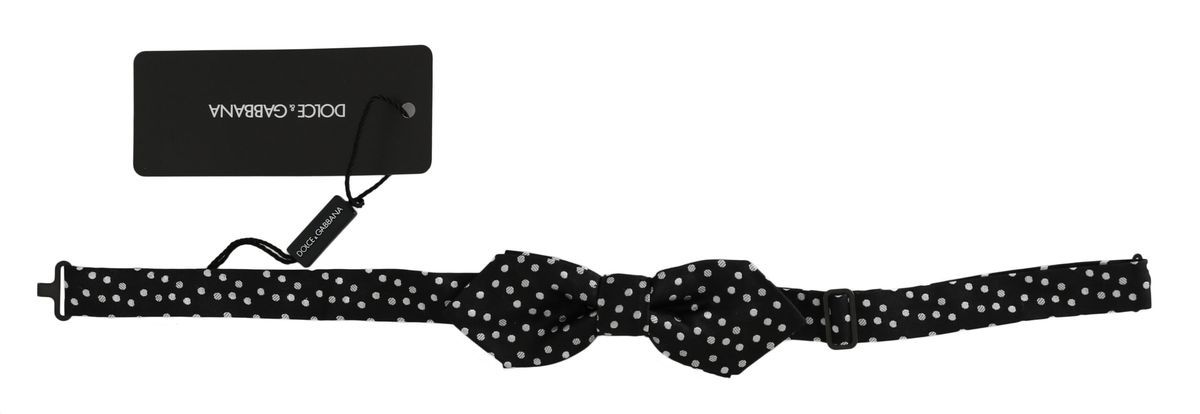 Seiden Fliege mit Polka Dots