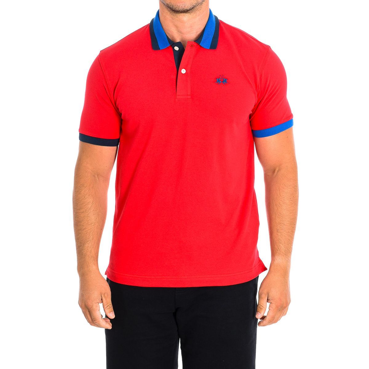 Herren Kurzarm Piqué Poloshirt