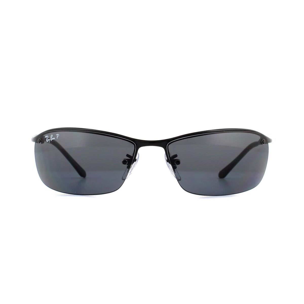 Rechteckige Sonnenbrille mit Metallrahmen