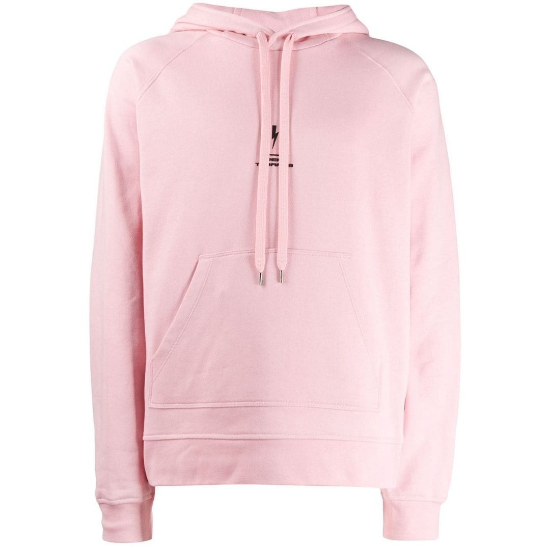 Baumwoll-Hoodie mit Blitzlogo