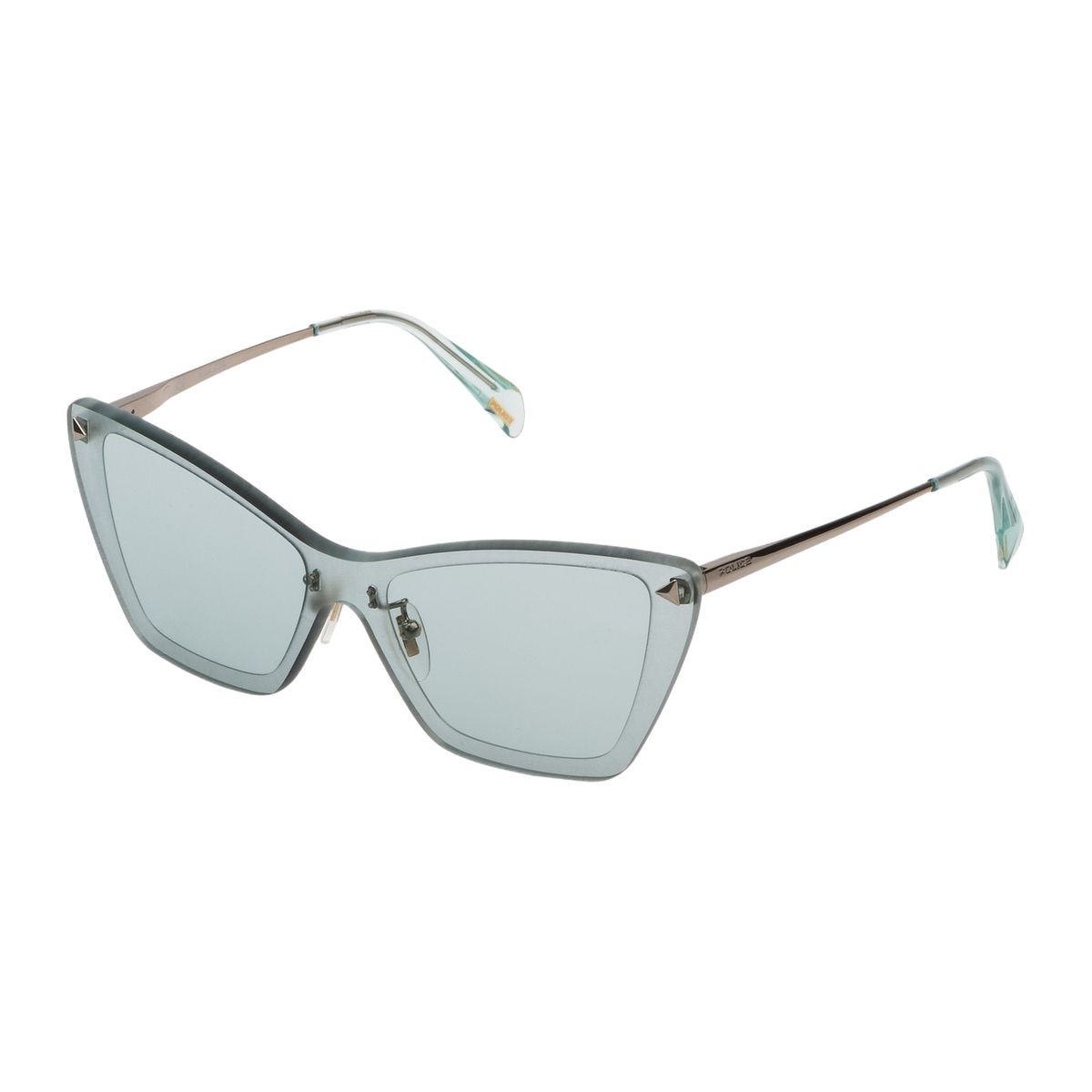 Cat-Eye-Sonnenbrille mit Metallbügeln