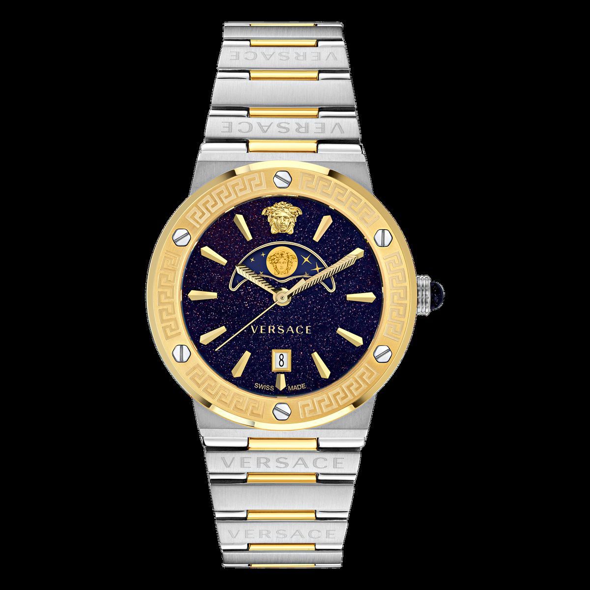 Versace Greca Logo Mondphasen Damen-Multicolor-Uhr VE7G00223
