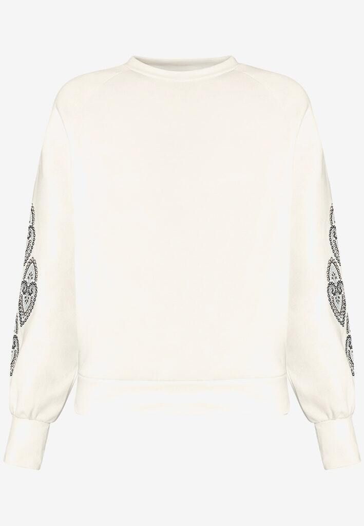 Sweatshirt mit Rundhalsausschnitt und langen Ärmeln, lockere Passform
