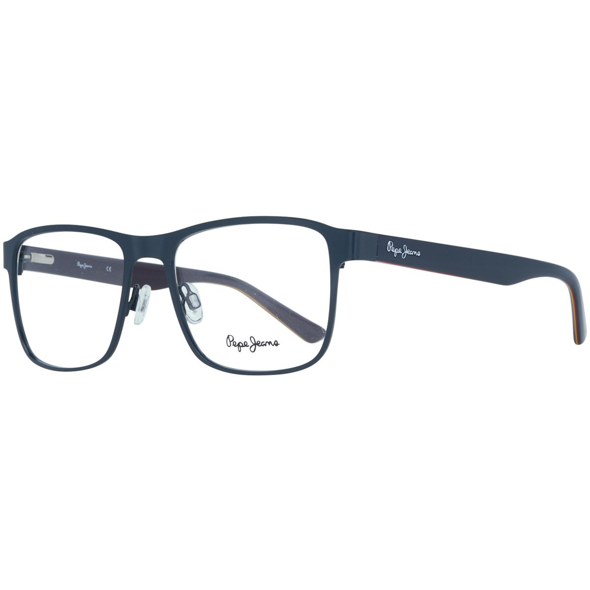 Herren Blaue Metall Vollrandbrille