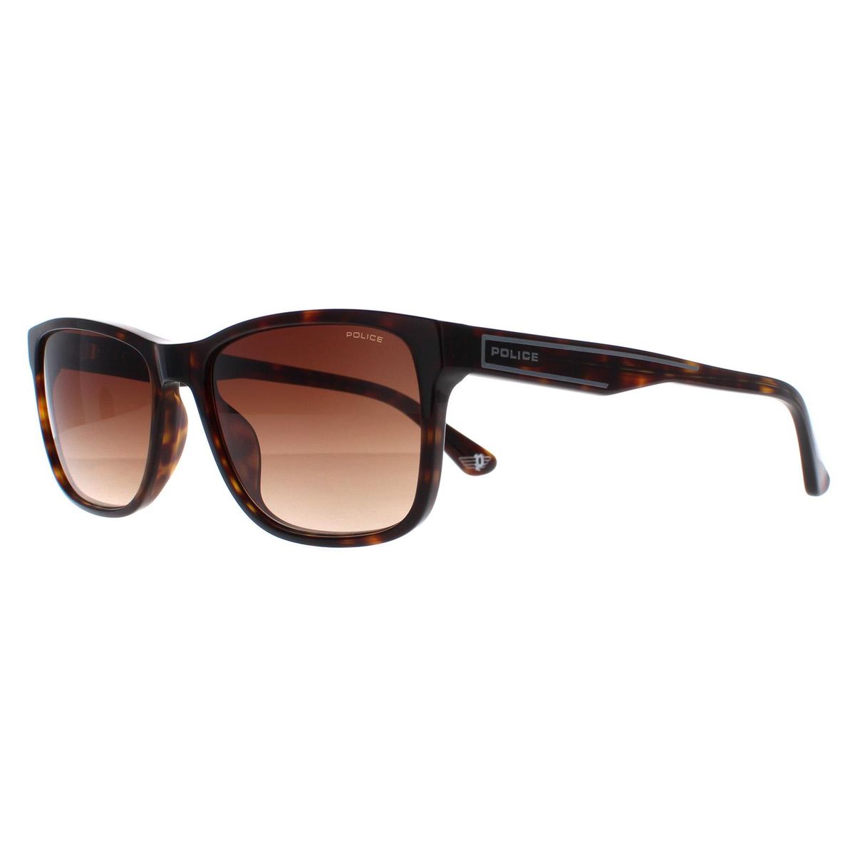 Klassische rechteckige Sonnenbrille mit Farbverlauf