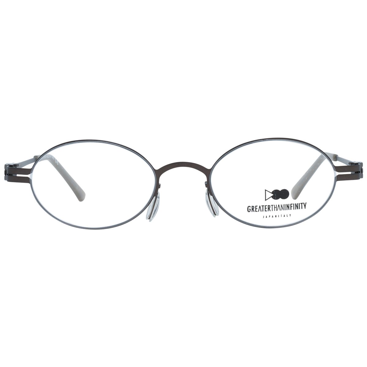 Schlanke ovale Metall-Brillenfassung