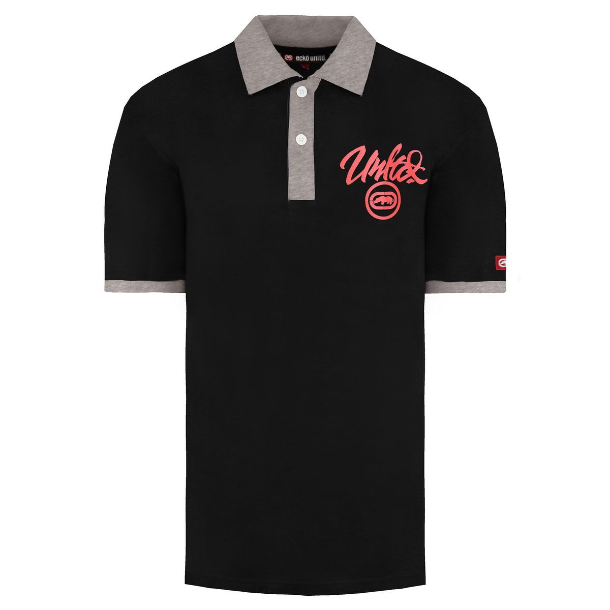 Herren Schwarzes Poloshirt mit Logo