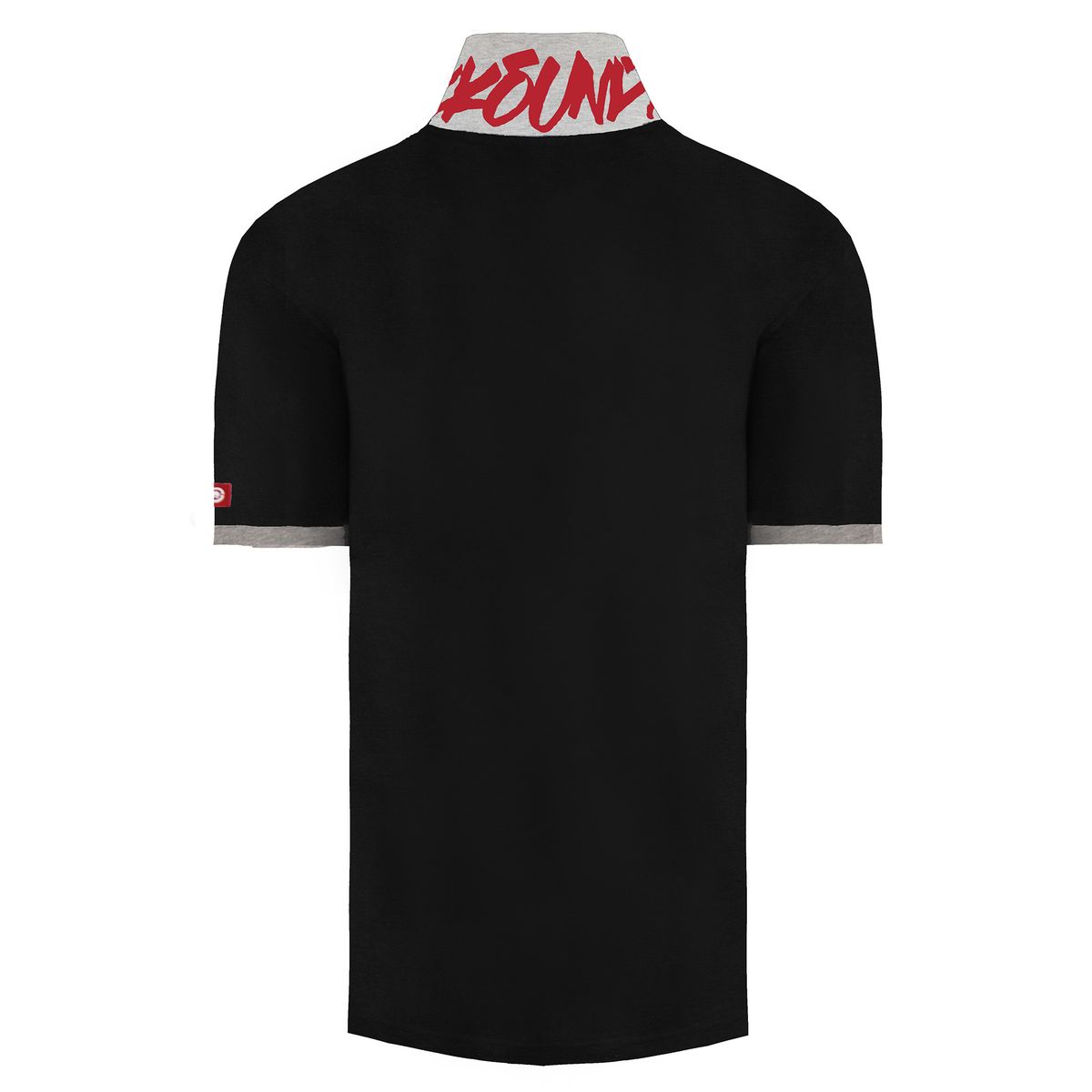 Polo-Shirt mit Kontrastbesatz und Logo