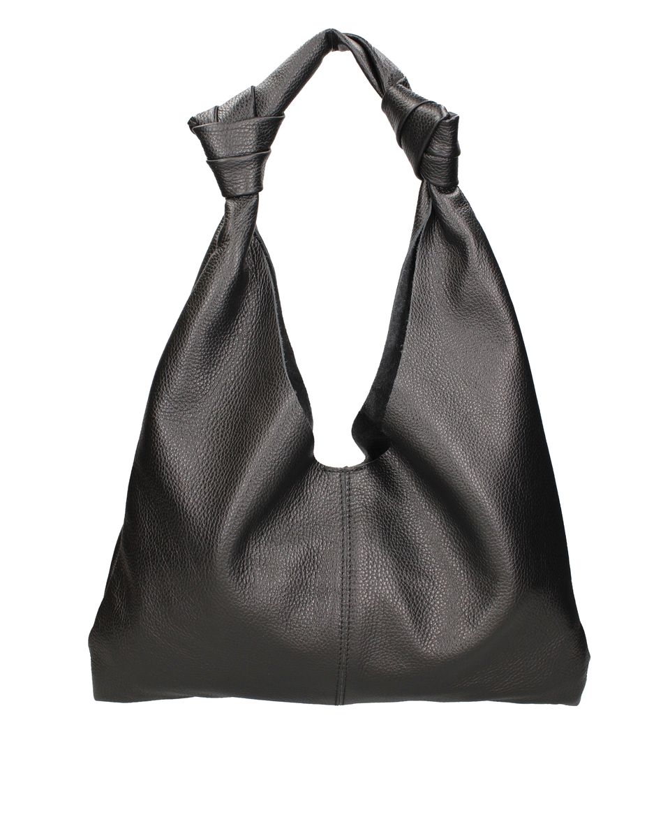 Minimalistische Schultertasche mit Knotengriff