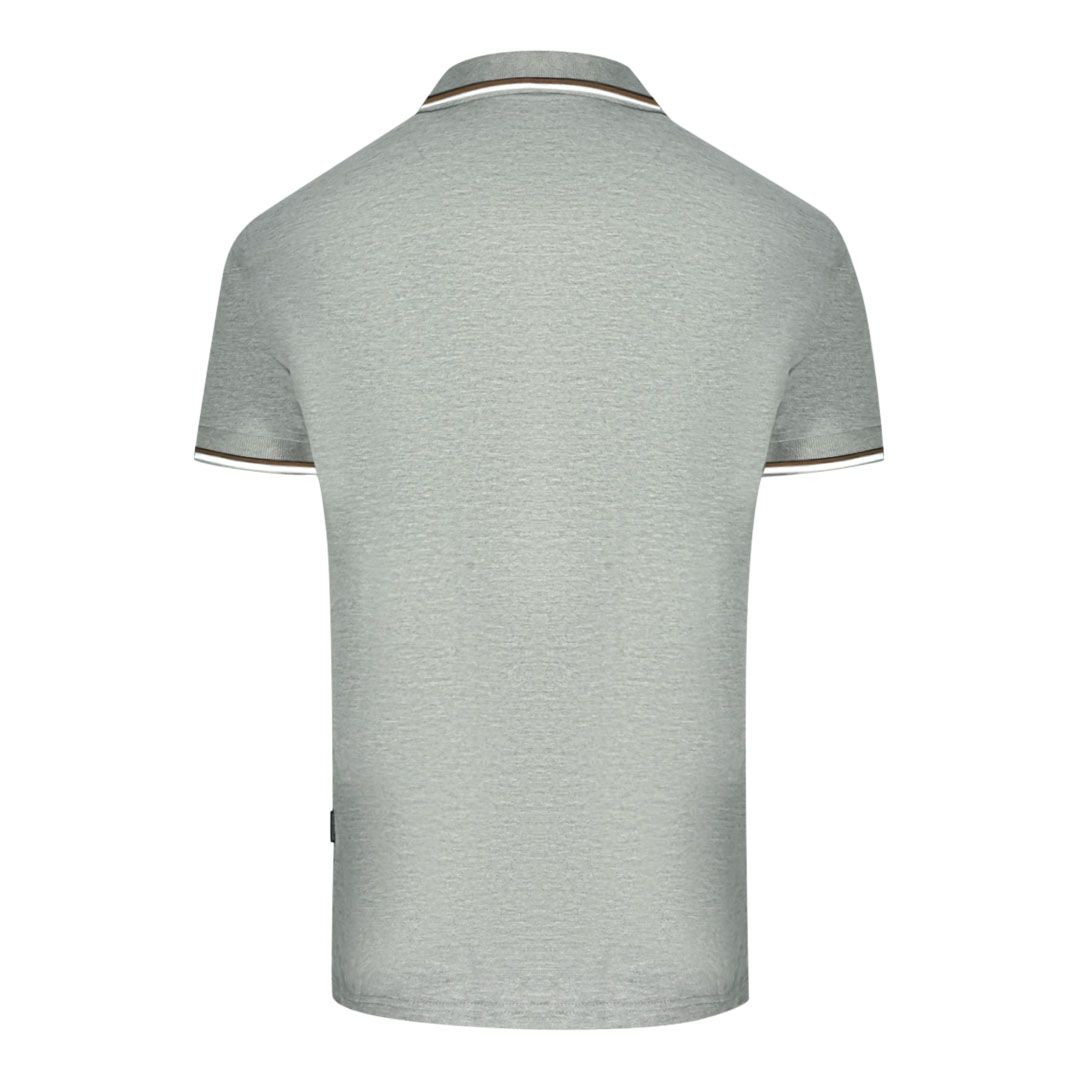 Klassisches Piqué-Poloshirt mit Kontraststreifen