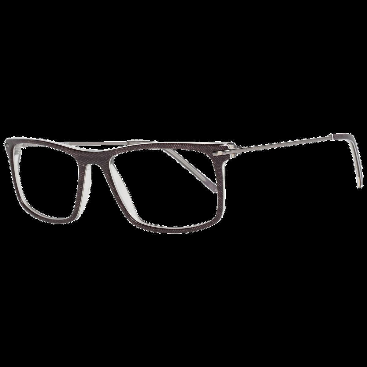 Rechteckige Unisex-Brille mit Vollrand