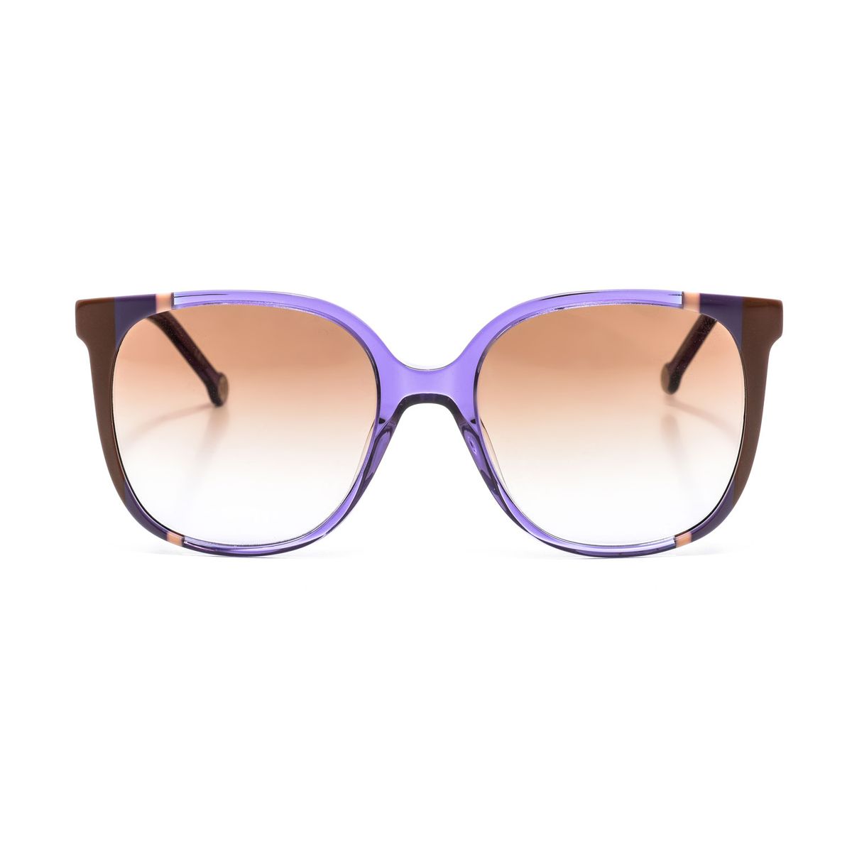 Übergroße, quadratische Sonnenbrille mit Farbverlaufsgläsern