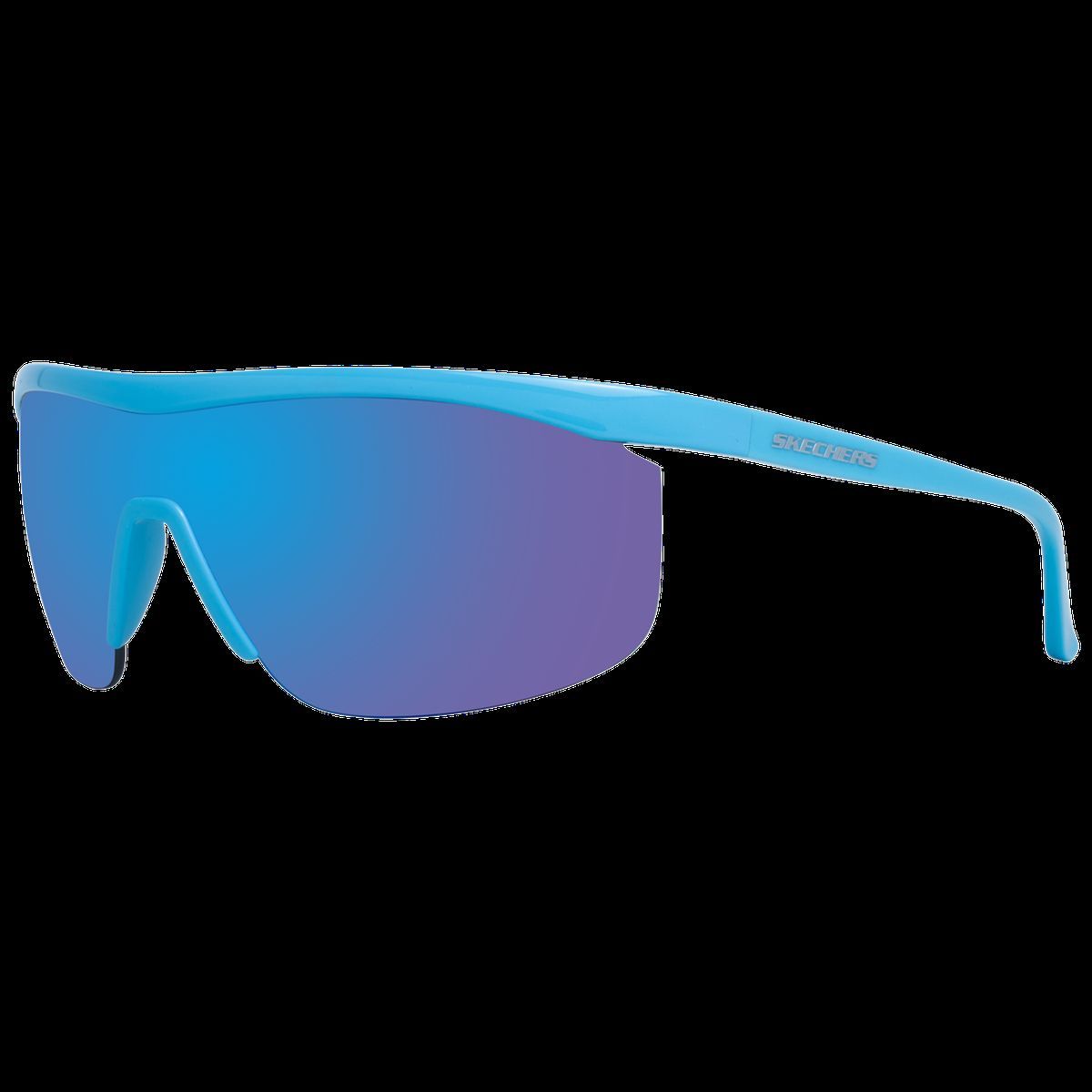 Elegante Shield Sonnenbrille in Blau