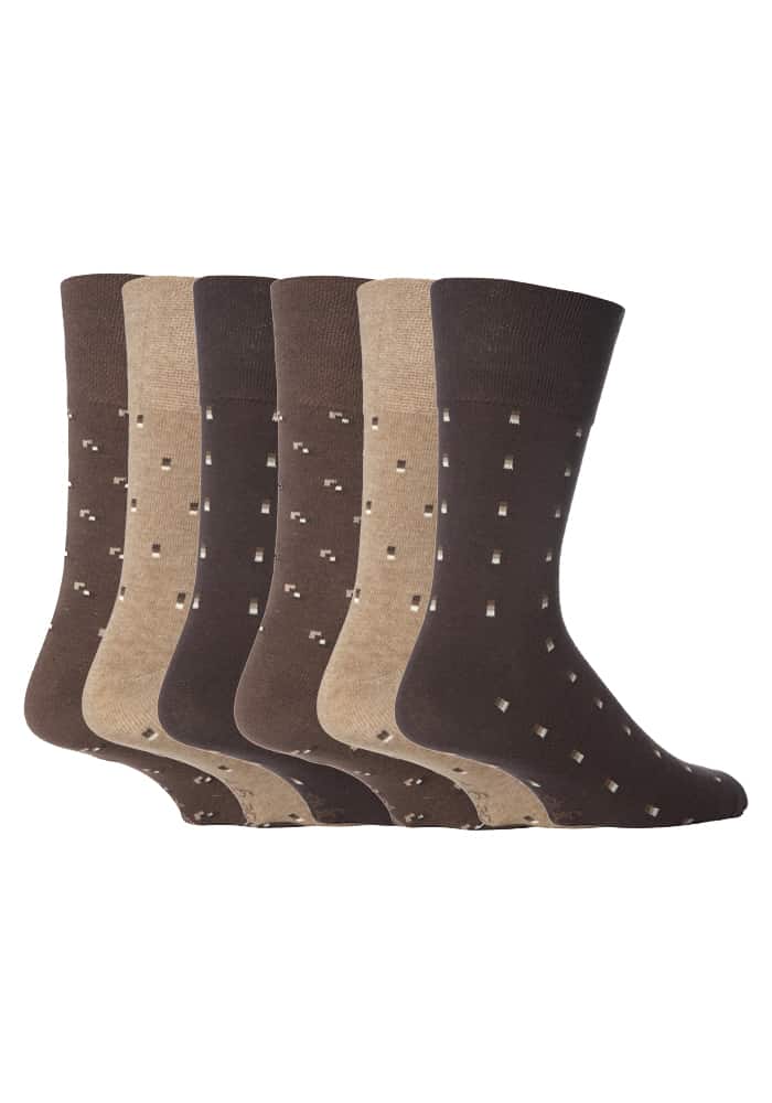 Gentle Grip - 6 Paar Gentle Grip Socken für Herren, nicht elastisch - MGG20