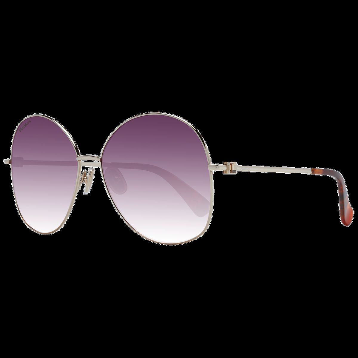 Runde Metall Sonnenbrille mit Farbverlaufsgläsern