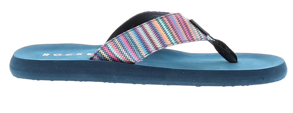 Flip-Flops mit bunt gewebtem Riemen