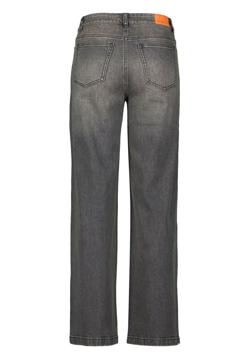 Weitgeschnittene Jeans in Grauwäsche