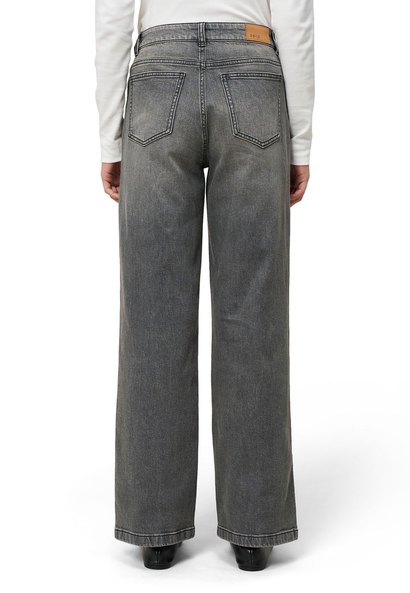 Weit geschnittene High-Waist Jeans