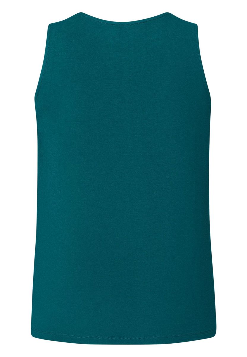Ärmellose Blusentop mit Drapierhalsausschnitt