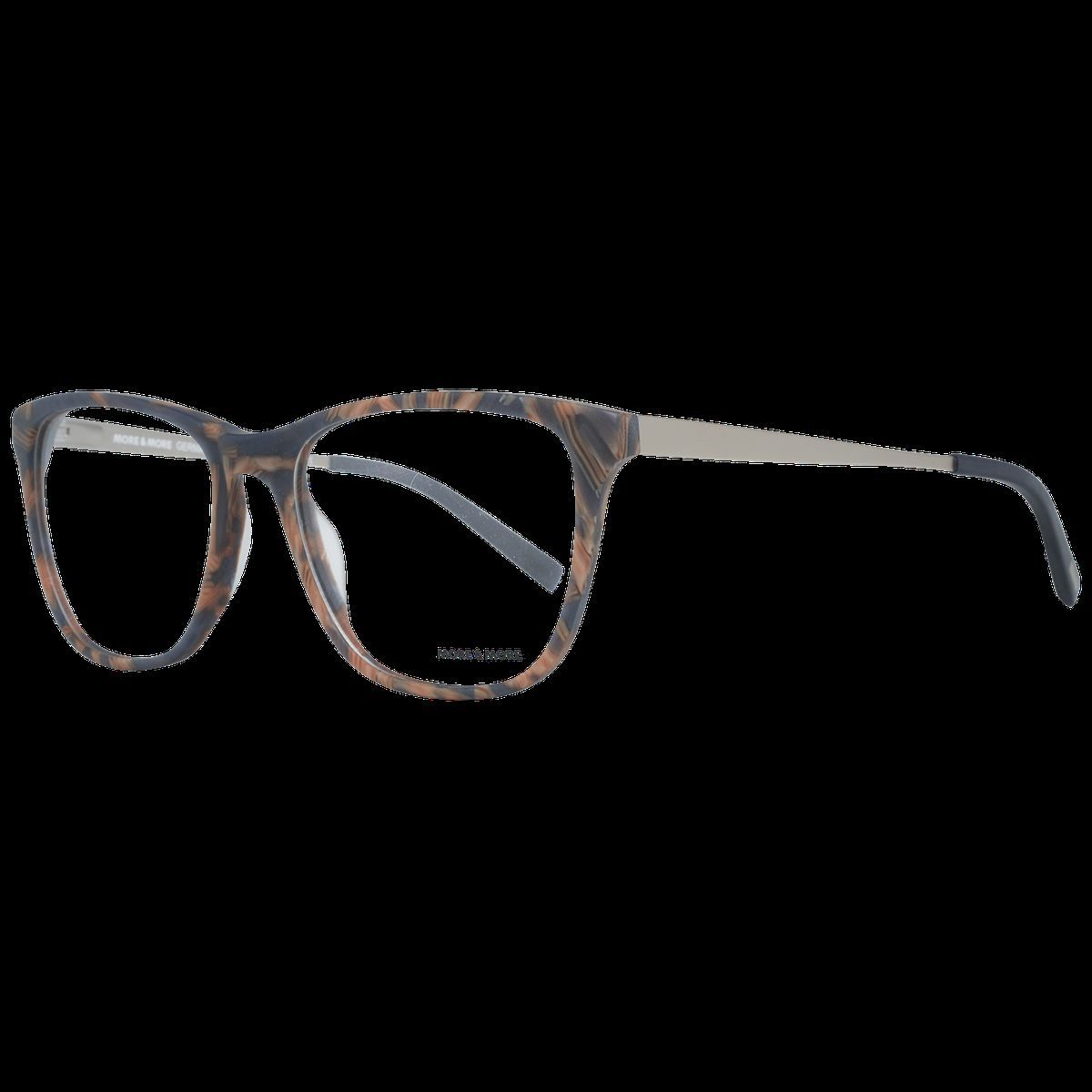Braun gemusterte Trapez-Vollrandbrille