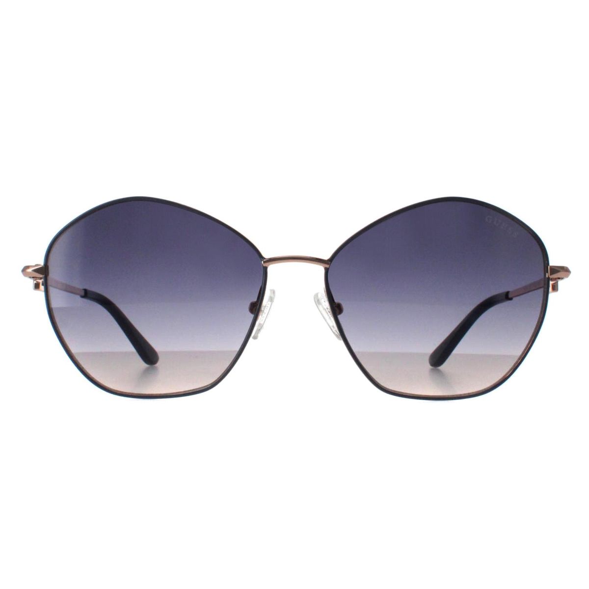 Übergroße Sonnenbrille mit Schmetterlingsrahmen
