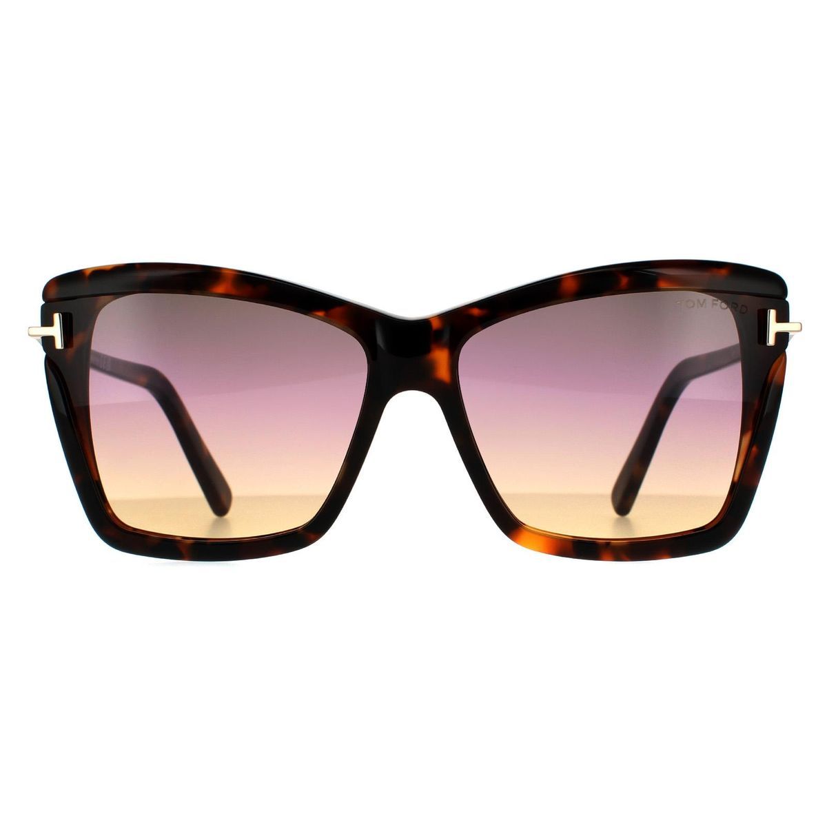Butterfly Sonnenbrille Havanna Braun Farbverlauf