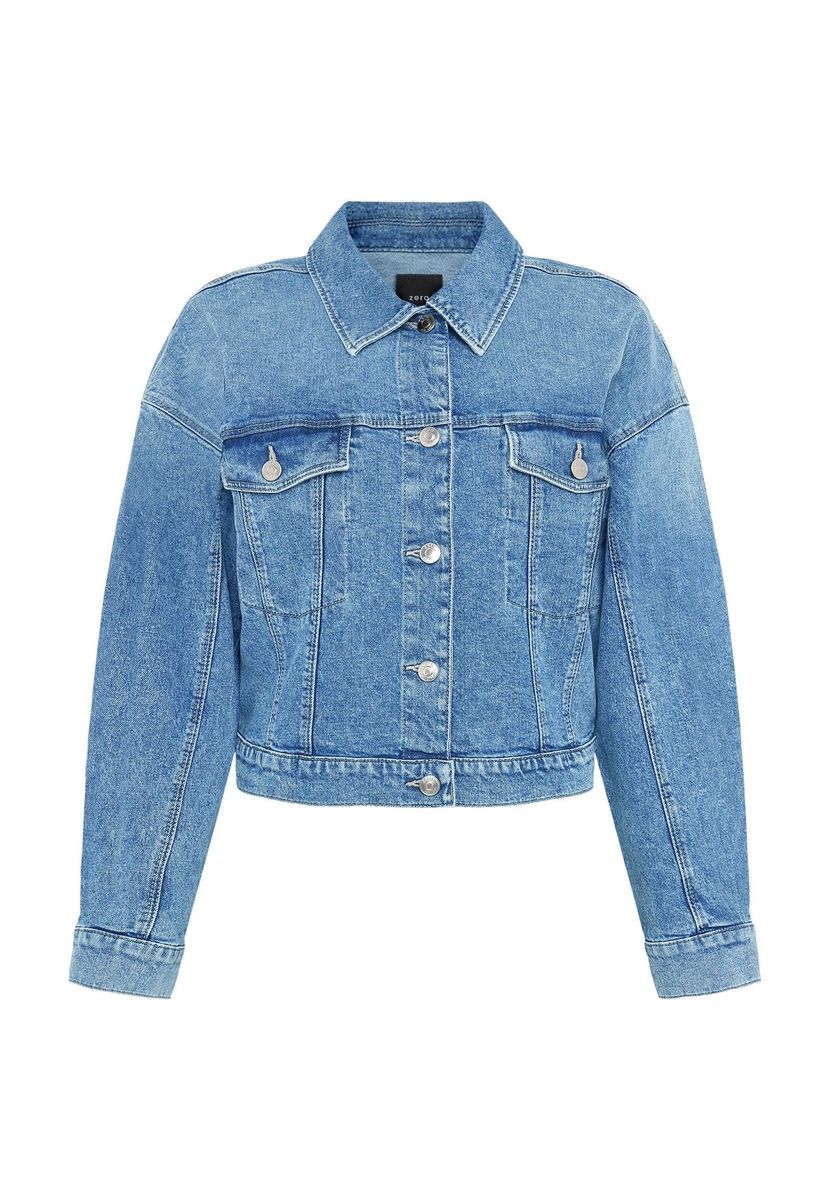 Kurze Oversized Jeansjacke