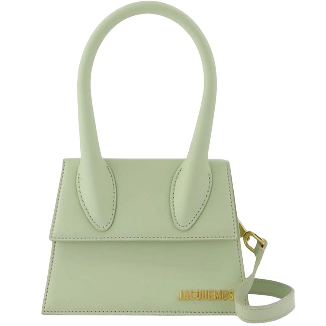Mini-Handtasche aus Leder mit Griff