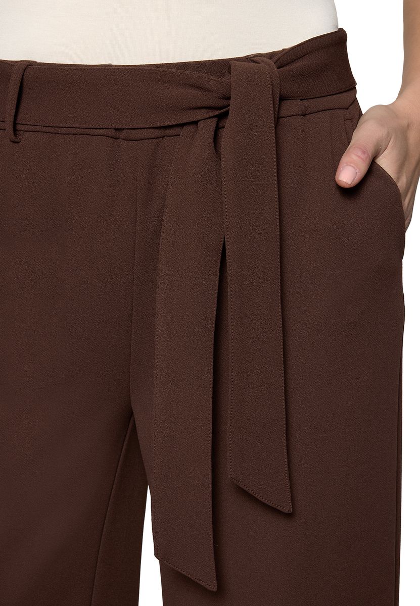 Braune, Weitgeschnittene Hose mit Gürtel