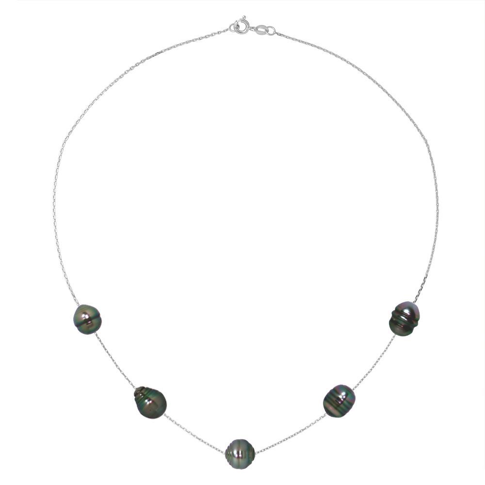 Tahitiperlenkette Sterlingsilber