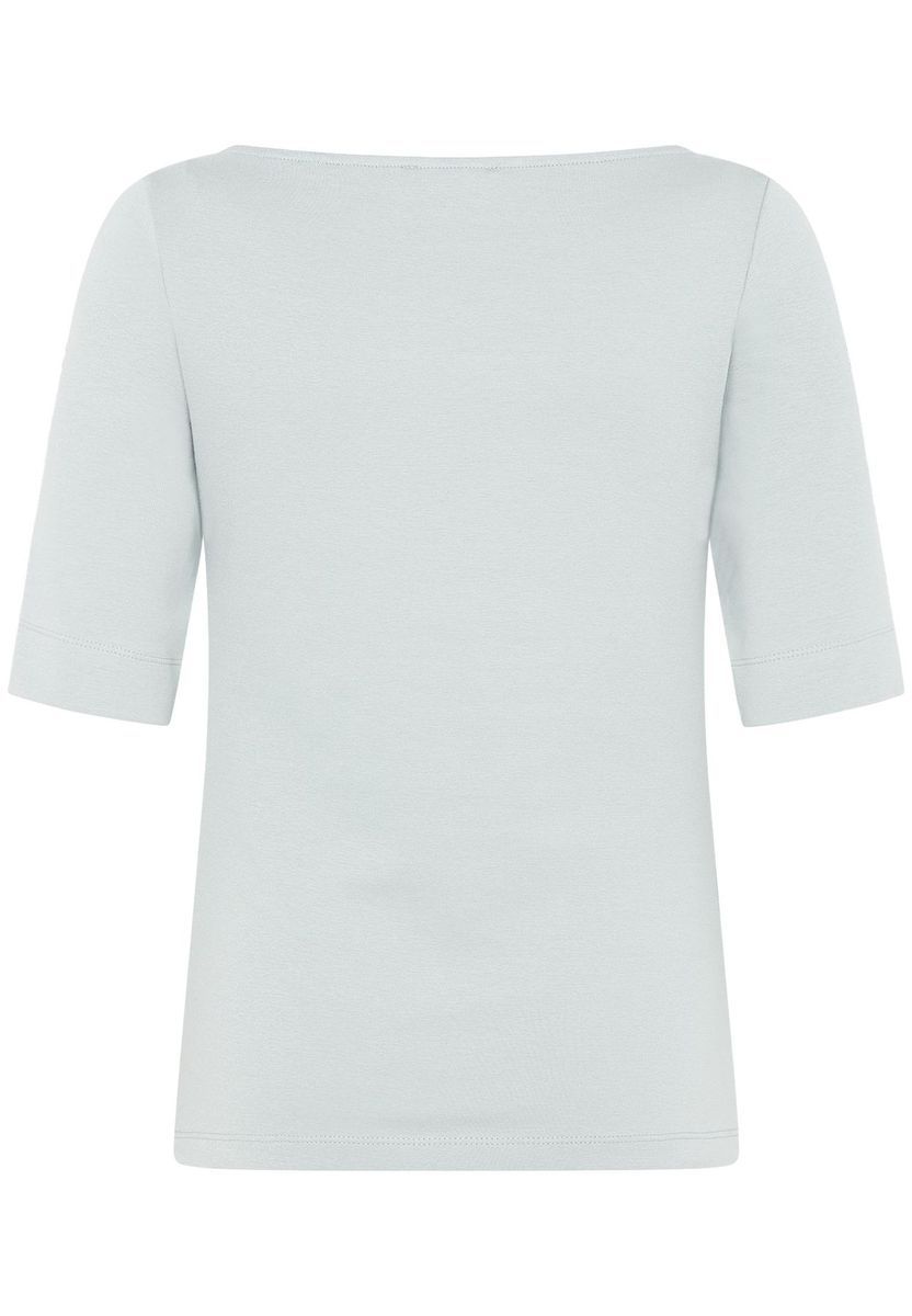 Basic Shirt mit U-Boot-Ausschnitt